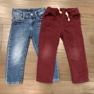 Gap skinny pants - 2 pairs